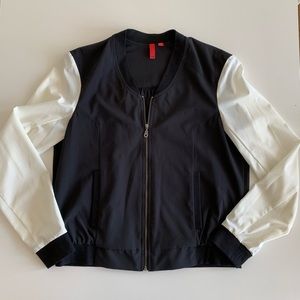 Saks Black & White Bomber Jacket